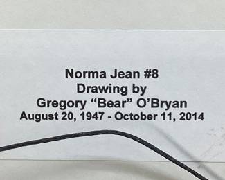 NORMA JEAN/MARILYN MONROE #8 DRAWING