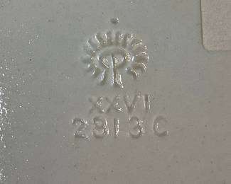 ROOKWOOD 13 SCALLOPED CENTERPIECE