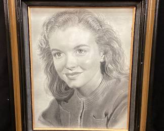 MARILYN MONROE/NORMA JEAN #1 DRAWING BY GREG O'BRYAN