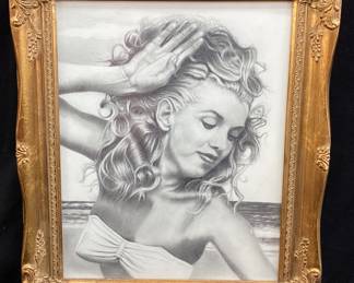 MARILYN MONROE/NORMA JEAN #16 DRAWING GREG O'BRYAN