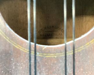 1920s C.F. MARTIN 8 STRING UKULELE, VGC, NO STRESS FRACTURES OR CRACKS, SOME SURFACE SCRATCHES, ON THE BACK OF THE BODY, 1 TUNER KNOB HAS BEEN BROKEN AND REPLACED WITH NON MATCHING KNOB, ORIGINAL BROKE KNOB IS INCLUDED,