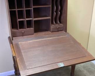 ANTIQUE DROP FRONT PLANTATION DESK