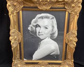 MARILYN MONROE DRAWING BY GREG O’BRYAN, 19''-16'' IN FRAME, 