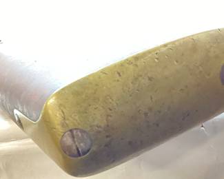 CIVIL WAR ERA FRENCH 1862 PERCUSSION RIFLE, CROWN MARK V.R. & 1862 L.A. CO., BRASS TRIGGER GUARD & BUTT END, 38'' BARREL,