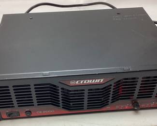CROWN CE2000 2 CHANNEL POWER AMPLIFIER