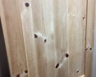 80 L by 32W NEW WOOD DOOR w HINGES