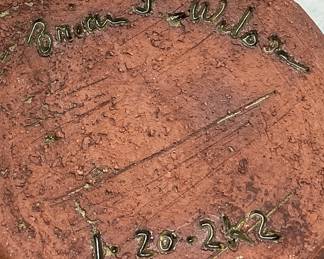 SIGNED BRIAN J. WILSON FACE JUG