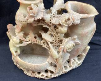 CHINES CARVED SOAPSTONE