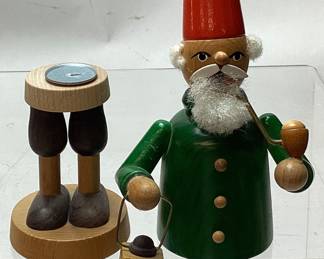 VINTAGE GERMAN SMOKER SANTA