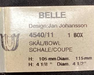 ORREFORS CRYSTAL BELLE TULIP DESIGNED