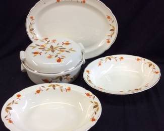 HALLS AUTUMN LEAF JEWEL TEA GROUP