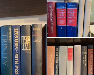 Books, BOoks, BOOks, BOOKs, and BOOKS!!!  ...Did I say books,, most are hardback in good condition.