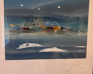 Series of 3 signed and numbered 