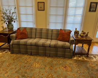 2 of these gorgeous plaid in excellent condition mid century Ethan Allen 