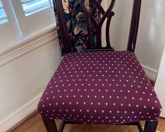 Chairs 6 for dining table.   Have been recovered 
