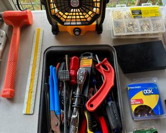 Assortment of Hand Tools, Hardware