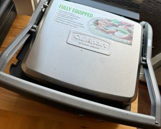 Brushed Stainless Cuisinart Griddler Deluxe - GR-150