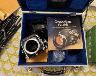 Rolleiflex SL66 Camera with Case