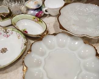 Vintage Deviled Egg Dish