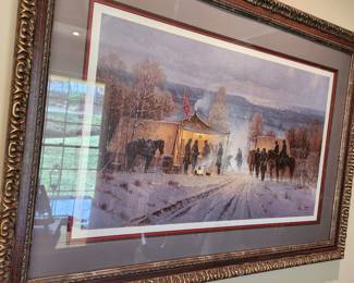 "Decision at Dawn" print by G. Harvey...COA