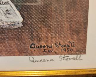 Vintage Queena Stovall,signed