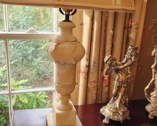 Alabaster Lamp (pair available) 