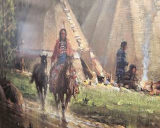 Teton Valley Print...Signed G. Harvey