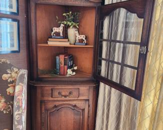 Charming Corner Cabinet