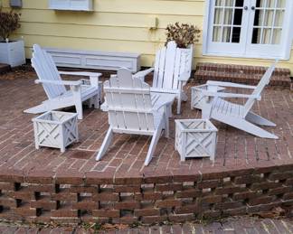 Adirondack Chairs, Planters and More 