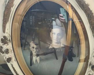 Victorian Convex Glass Framed Vintage Photograph