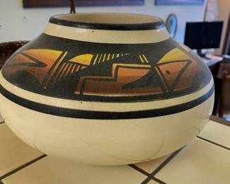 Navajo Style Pottery Vase by J. Taylor