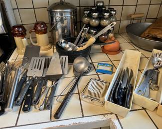 Assortment of Kitchen Utensils