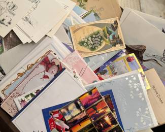 Assortment of Greeting Cards, Vintage Cards