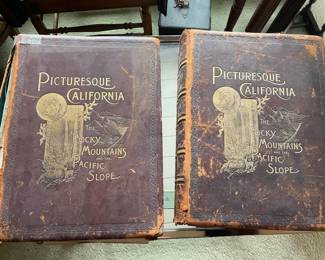 Pair of Books - Picturesque California by John Muir
