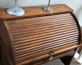 Oak Rolltop Desk