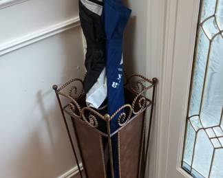 Brown & Bronze Tone Umbrella Stand
