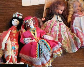 Geisha Japanese Doll, Traditional Folk Art Russian Doll