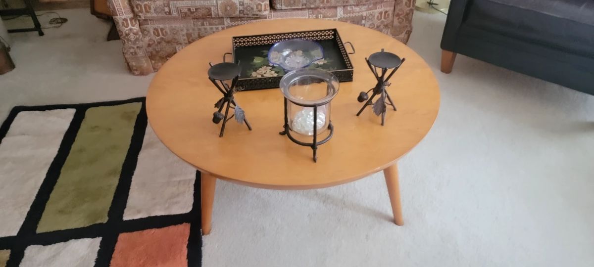  MCM Conant & Ball Coffee Table View with Legs