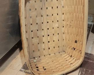 Large Woven Basket with Handles