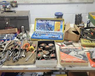 Hand Tools, Tool Box, Rackets, More