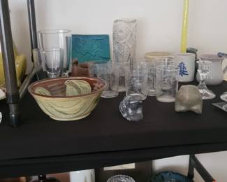 Bear Candle Holder, Tile, Vase, Etched Glasses, Candle Sticks