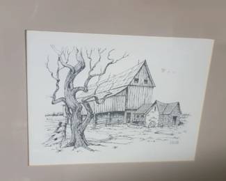 Scenic Farm Print