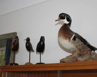 Carved Wood Birds, Duck