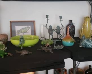 Frog Bowl, Frog Decorations, Vases