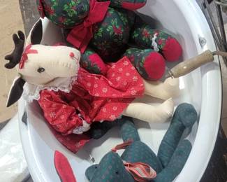 Christmas Animals, Enamel Pan