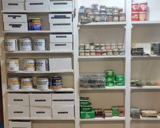 Nuts, Bolts, Misc Tools, Paints, Craft Supplies