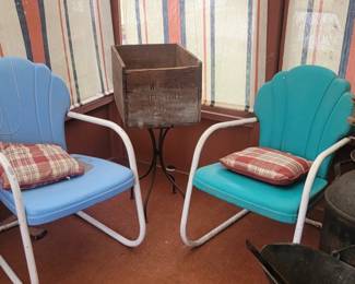 Metal Vintage Lawn Chairs
