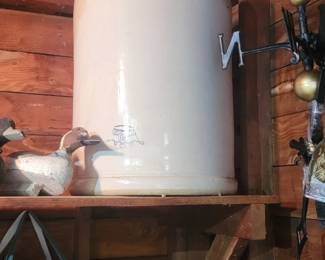 Large Crock with Crown Emblem (for pickling & Kraut)