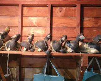 Wood Carved Decoys by Neil Smith and Others