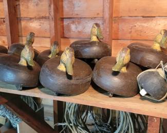 Wood Carved Decoys by Neil Smith and Others Vintage